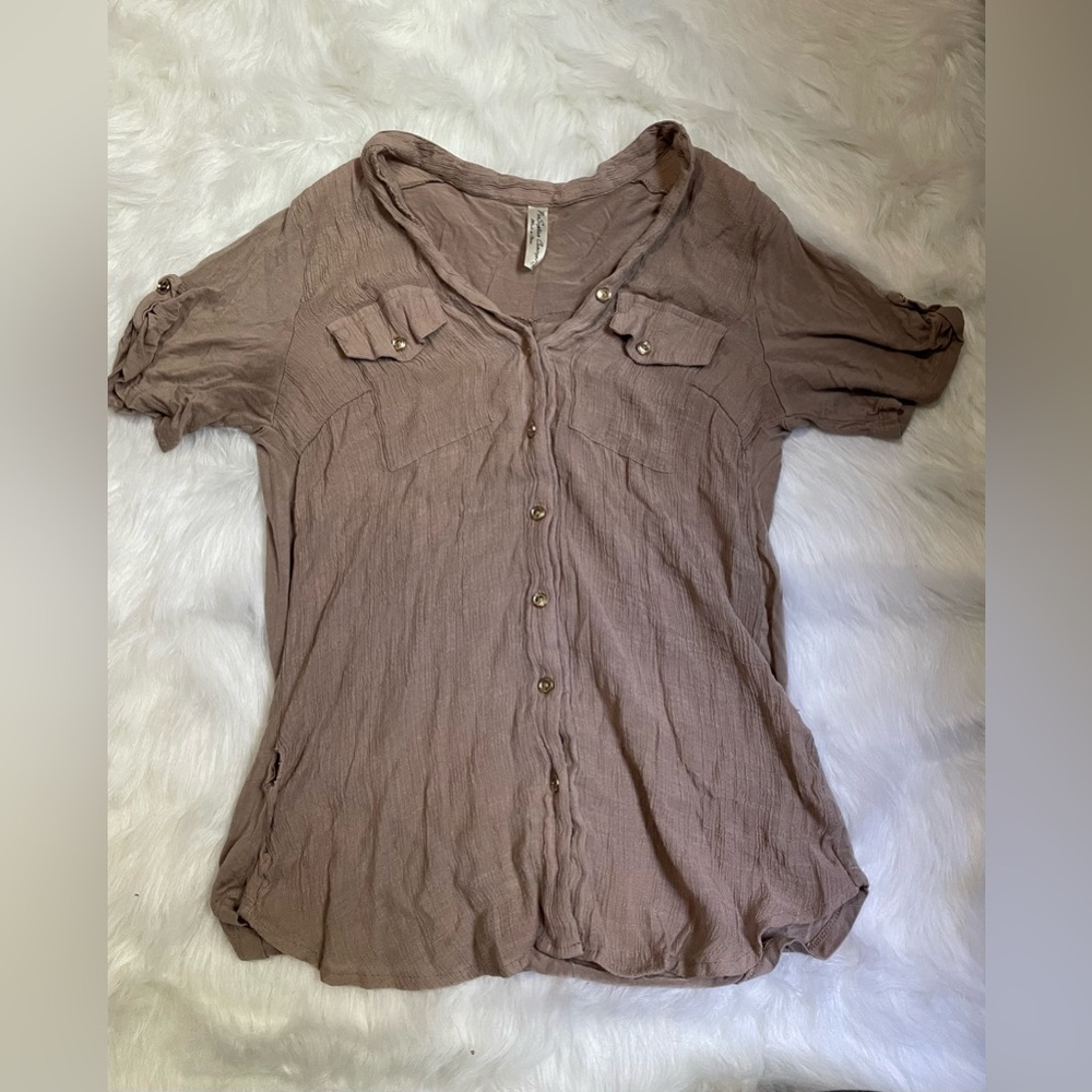 Beige Pink Blouse